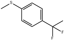 (4-(1,1-difluoroethyl)phenyl)(methyl)sulfane,1895824-70-0,结构式