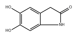 2H-Indol-2-one, 1,3-dihydro-5,6-dihydroxy- Structure