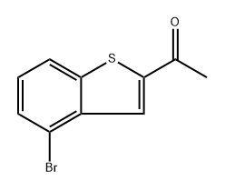 1-(4-bromo-1-benzothiophen-2-yl)ethan-1-one 结构式