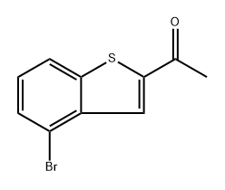 1-(4-bromo-1-benzothiophen-2-yl)ethan-1-one Struktur