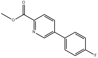 methyl 5-(4-fluorophenyl)picolinate Structure