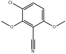 3-Chloro-2,6-dimethoxybenzonitrile Struktur