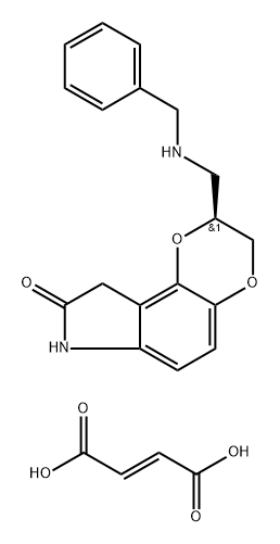 Aplindore fumarate Structure