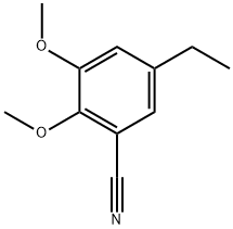 5-Ethyl-2,3-dimethoxybenzonitrile 结构式