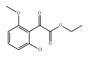 ethyl 2-(2-chloro-6-methoxyphenyl)-2-oxoacetate Struktur