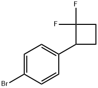 l-bromo-4-(2, 2-difluorocyclobutyl)benzene Struktur