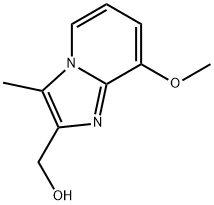 {8-methoxy-3-methylimidazo[1,2-a]pyridin-2-yl}methanol Structure