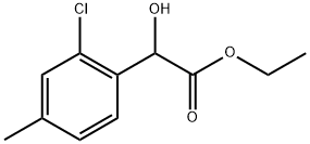 Ethyl 2-chloro-α-hydroxy-4-methylbenzeneacetate Structure