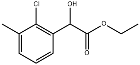 Ethyl 2-chloro-α-hydroxy-3-methylbenzeneacetate Structure