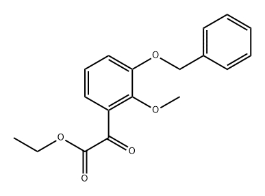 ethyl 2-(3-(benzyloxy)-2-methoxyphenyl)-2-oxoacetate,1898335-89-1,结构式