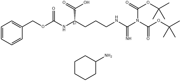 Z-Arg(Boc)2-OH·CHA Structure