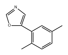 5-(2,5-Dimethylphenyl)oxazole 结构式