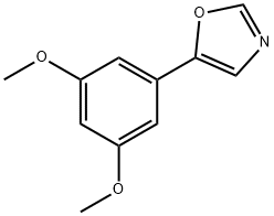 5-(3,5-Dimethoxyphenyl)oxazole Structure