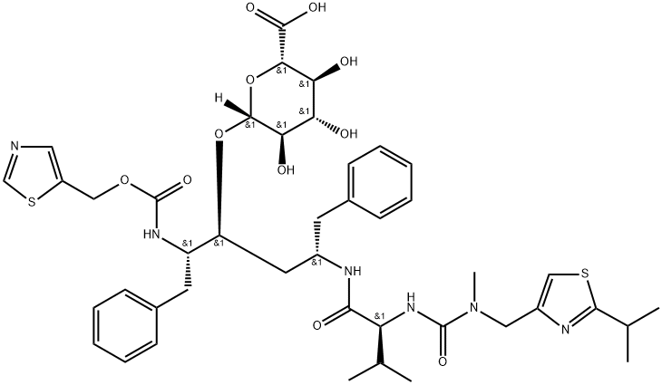 Ritonavir O-β-D-Glucuronide,190649-36-6,结构式