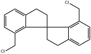 (1S)-7,7′-Bis(chloromethyl)-2,2′,3,3′-tetrahydro-1,1′-spirobi[1H-indene],1906874-93-8,结构式
