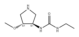 1-ethyl-3-[(3R,4R)-4-methoxypyrrolidin-3-yl]urea|