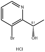 (S)-1-(3-溴-2-吡啶基)乙醇盐酸盐,1909294-78-5,结构式