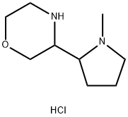 3-(1-methylpyrrolidin-2-yl)morpholine dihydrochloride Structure