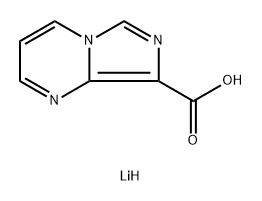 lithium(1+) ion imidazo[1,5-a]pyrimidine-8-carboxylate Structure