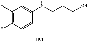 3-[(3,4-difluorophenyl)amino]propan-1-ol hydrochloride|