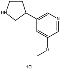 3-methoxy-5-(pyrrolidin-3-yl)pyridine dihydrochloride Structure