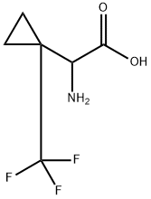 Cyclopropaneacetic acid, α-amino-1-(trifluoromethyl)-,1909312-47-5,结构式