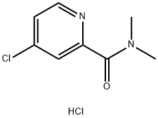 4-chloro-n,n-dimethylpyridine-2-carboxamide hydrochloride,1909316-38-6,结构式