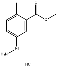 methyl 5-hydrazinyl-2-methylbenzoate dihydrochloride Structure