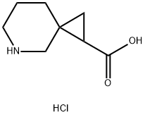 5-azaspiro[2.5]octane-1-carboxylic acid hydrochloride Struktur