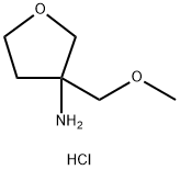 tetrahydro-3-(methoxymethyl)furan-3-amine HCl Structure