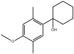 1-(4-methoxy-2,5-dimethylphenyl)cyclohexanol Structure