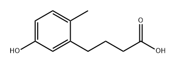 4-(5-hydroxy-2-methylphenyl)butanoic acid Structure