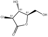 D-Arabinonic acid, 2-chloro-2-deoxy-, γ-lactone Structure