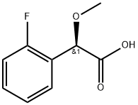 Benzeneacetic acid, 2-fluoro-α-methoxy-, (αR)- Structure