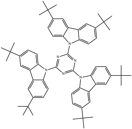 9H-Carbazole, 9,9′,9′′-(1,3,5-triazine-2,4,6-triyl)tris[3,6-bis(1,1-dimethylethyl)-|