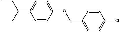 Benzene, 1-chloro-4-[[4-(1-methylpropyl)phenoxy]methyl]- 结构式