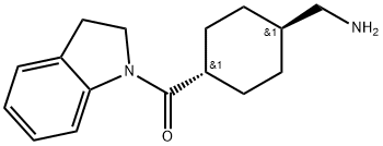 (1r,4r)-4-(2,3-dihydro-1H-indole-1-carbonyl)cyclohexyl]methanamine|1921357-19-8