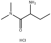 2-Amino-n,n-dimethylbutanamide hydrochloride Struktur