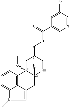 Ergoline-8-methanol, 10-methoxy-1-methyl-, 5-bromo-3-pyridinecarboxylate (ester), (8β)- (9CI)|尼麦角林杂质H