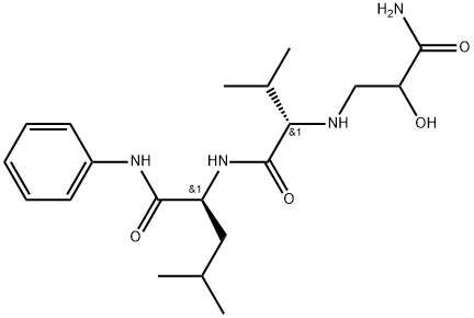 N-[(RS)-2-CARBAMOYL-2-HYDROXY-ETHYL]-VAL-LEU-ANILIDE,1926163-77-0,结构式