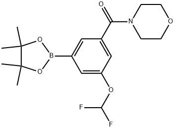 Methanone, [3-(difluoromethoxy)-5-(4,4,5,5-tetramethyl-1,3,2-dioxaborolan-2-yl)phenyl]-4-morpholinyl-|