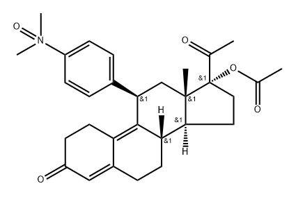 醋酸乌利司他杂质11, 1927850-00-7, 结构式