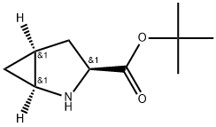 tert-butyl (1S,3S,5S)-2-azabicyclo[3.1.0]hexane-3-carboxylate Struktur