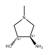 (3R,4R)-4-amino-1-methyl-pyrrolidin-3-ol Structure
