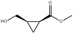 methyl (1S,2R)-2-(hydroxymethyl)cyclopropanecarboxylate Structure