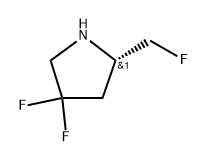 (2S)-4,4-二氟-2-(氟甲基)吡咯烷, 1932394-35-8, 结构式