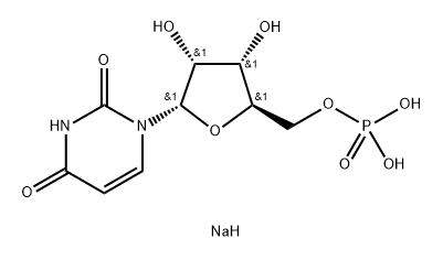 Uracil, 1-α-D-ribofuranosyl-, 5'-(dihydrogen phosphate), disodium salt (8CI),19325-99-6,结构式