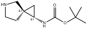 ((1S,3R)-5-氮杂螺[2.4]庚-1-基)氨基甲酸叔丁酯,1932648-33-3,结构式