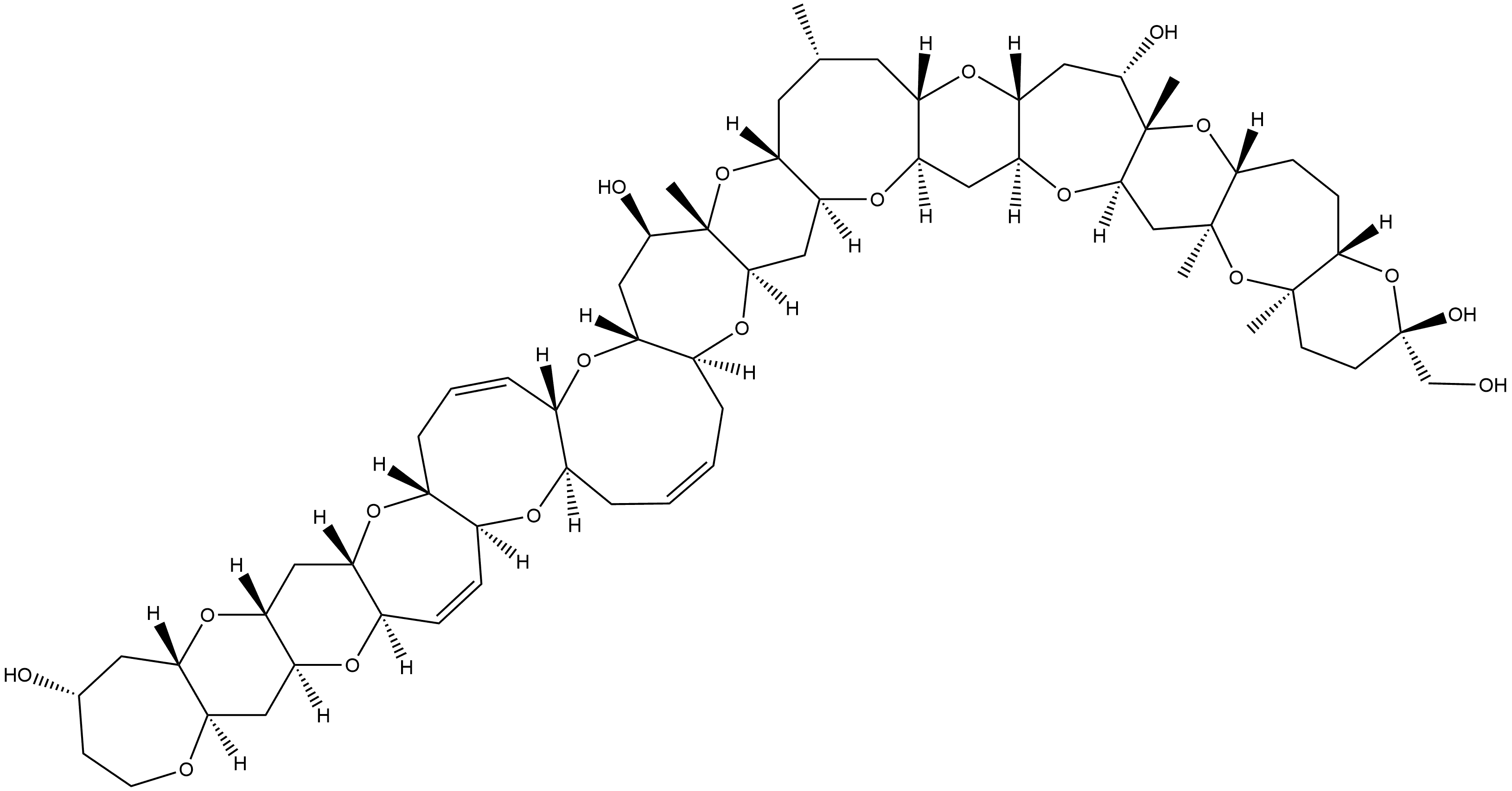 カリビアンシグアトキシン1 化学構造式