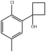 1-(2-chloro-5-methylphenyl)cyclobutanol Structure
